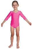 BODY DANZA LYCRA MANICA TRE QUARTI FUCSIA BABY